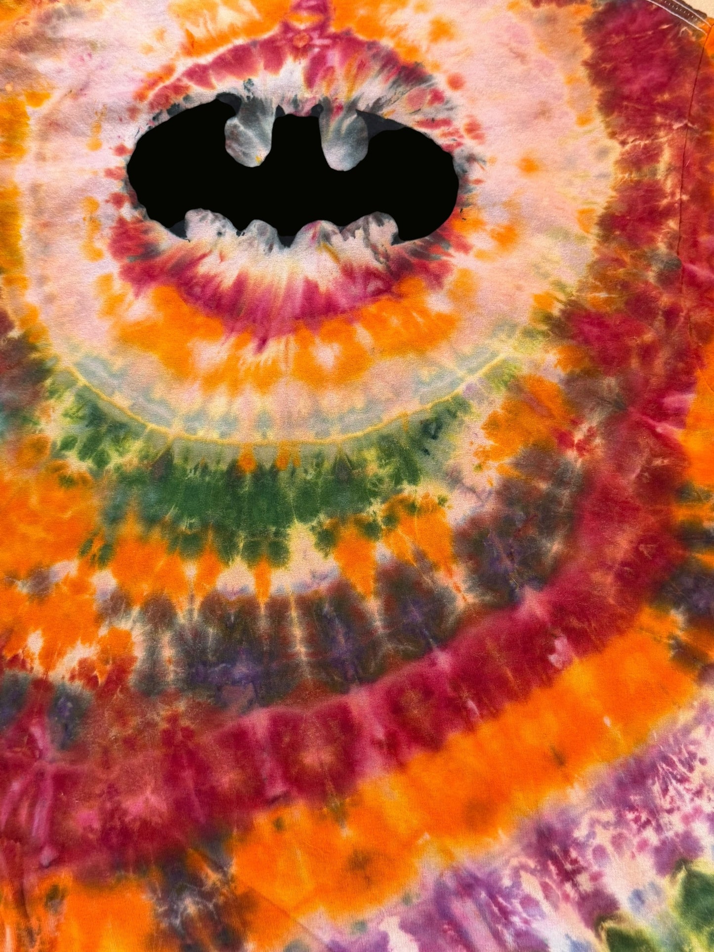 Bat-Man tie-dye