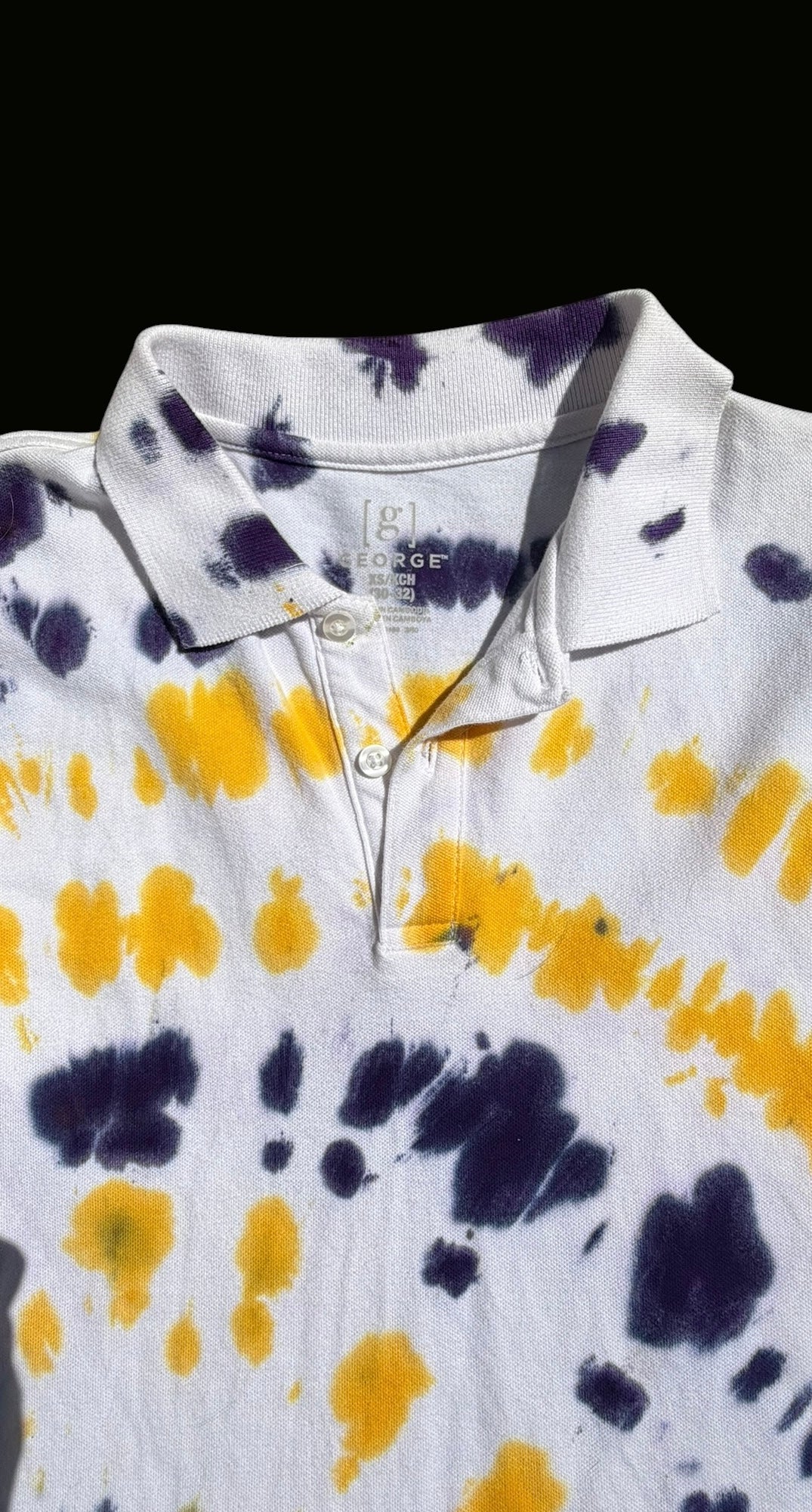 Polo style minimalist dye - spiral style
